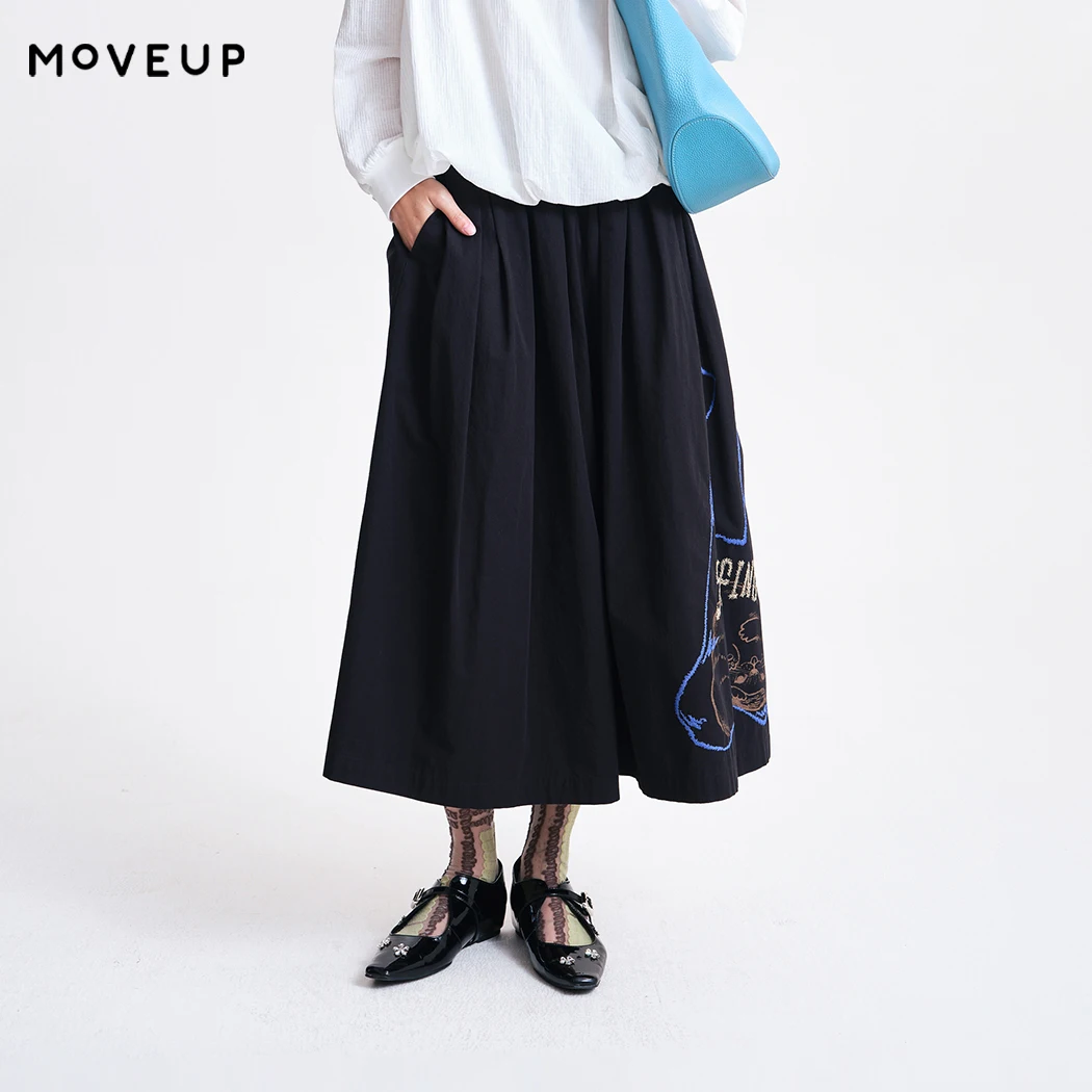 Повседневные брюки-юбка MOVEUP, весенние брюки из чистого хлопка с эластичной резинкой на талии и вышивкой, повседневные брюки с широкими штанинами 3ELC20113
Повседневные брюки-юбка MOVEUP, весенние брюки из чистого хлопка с эластичной резинкой на талии и вышивкой, повседневные брюки с широкими штанинами 3ELC20113