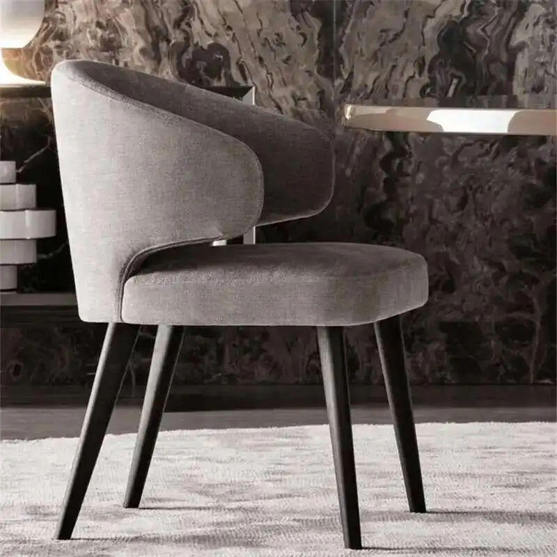 Metal Fashion Modern Dining Chair Live Room Unique Comfortable Dining Chair Armrest Fancy Sillon Individual Postmodern Furniture
Metal Fashion Modern Dining Chair Live Room Unique Comfortable Dining Chair Armrest Fancy Sillon Individual Postmodern Furniture