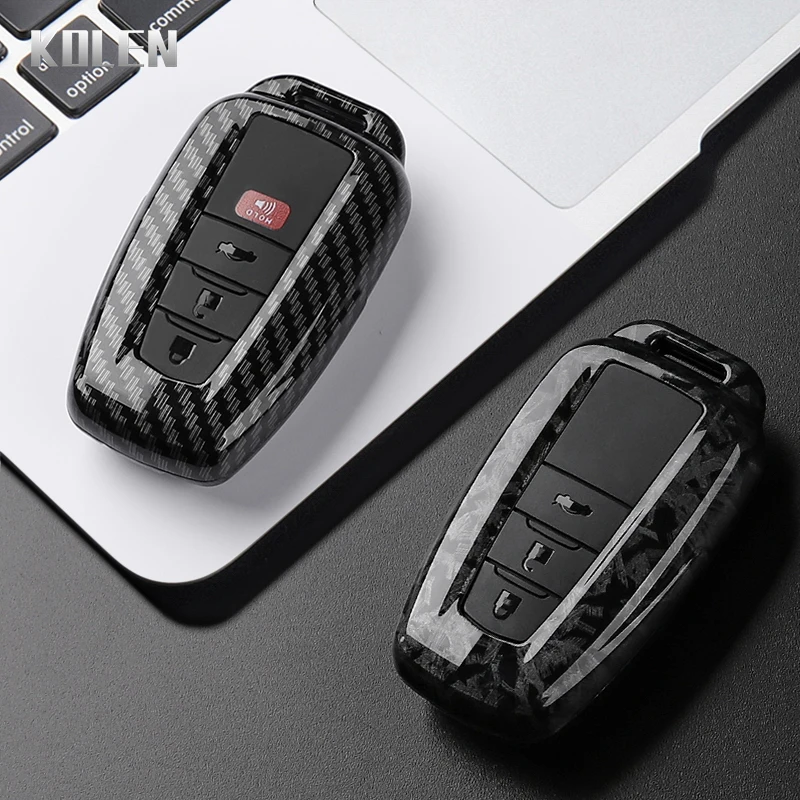 ABS Carbon Fiber Style Car Key Case Cover For Toyota Prius Camry Corolla C-HR CHR RAV4 Prado 2018 2022
ABS Carbon Fiber Style Car Key Case Cover For Toyota Prius Camry Corolla C-HR CHR RAV4 Prado 2018 2022