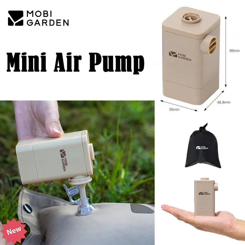 MOBI GARDEN Mini Inflatable Pump Portable 30W High Power Multifunctional Air Pump Camping Inflatable Mat/Bed Pillow Air Nozzle
MOBI GARDEN Mini Inflatable Pump Portable 30W High Power Multifunctional Air Pump Camping Inflatable Mat/Bed Pillow Air Nozzle