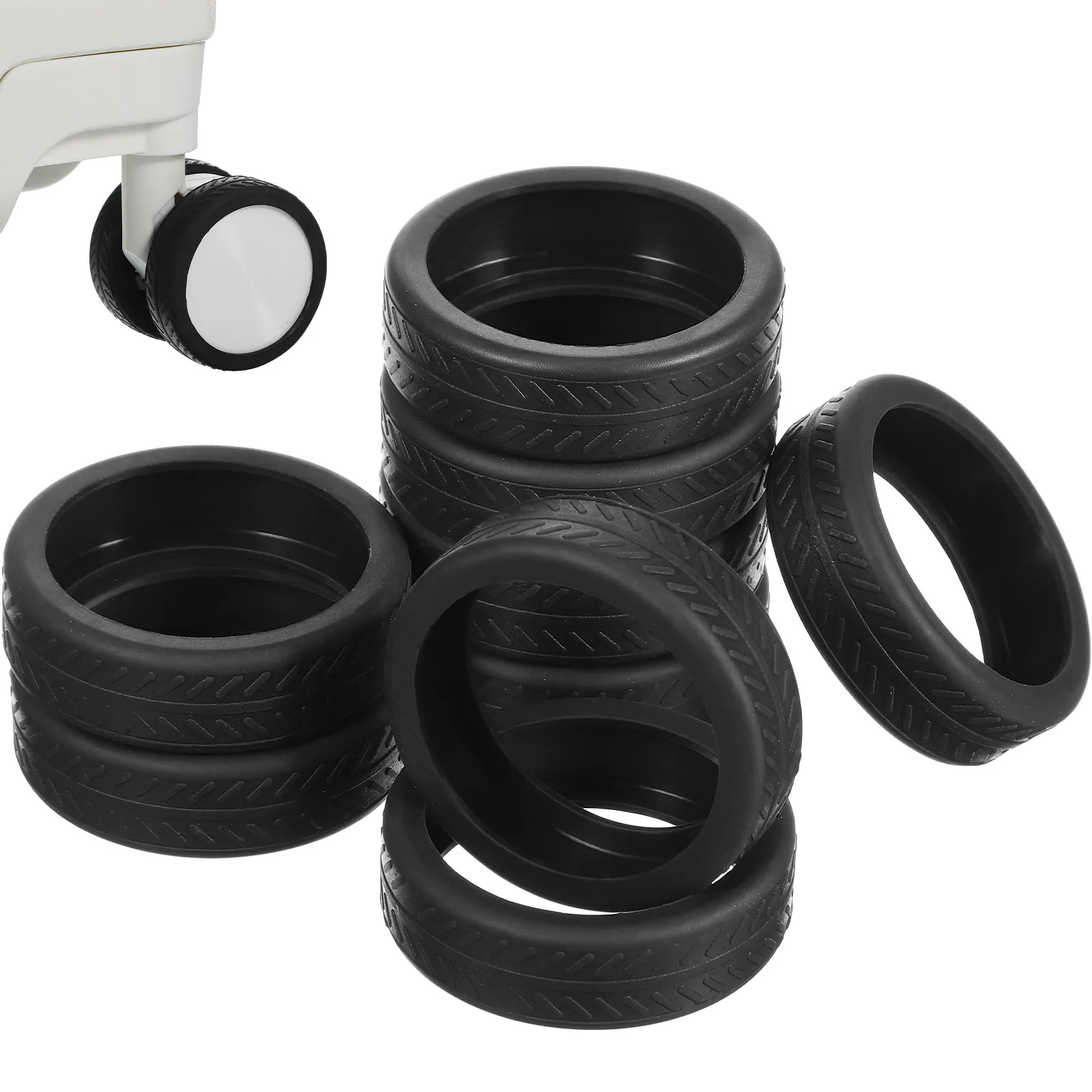 8Pcs Luggage Wheel Covers Soft Silicone Protector Flexible Luggage Wheel Protection Cover for Suitcase Suitcase Wheels Cover
8Pcs Luggage Wheel Covers Soft Silicone Protector Flexible Luggage Wheel Protection Cover for Suitcase Suitcase Wheels Cover