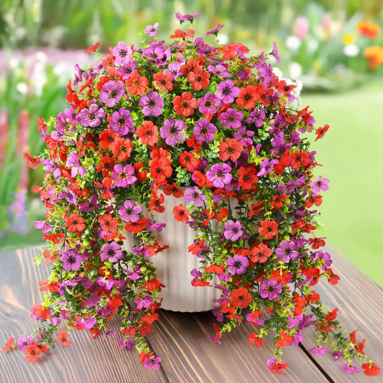 2PCS Artificial Hanging Flowers Silk Daisy Eucalyptus Garland for Outdoor Indoor Home Room Yard Decor Spring Summer Fake Plants
2PCS Artificial Hanging Flowers Silk Daisy Eucalyptus Garland for Outdoor Indoor Home Room Yard Decor Spring Summer Fake Plants