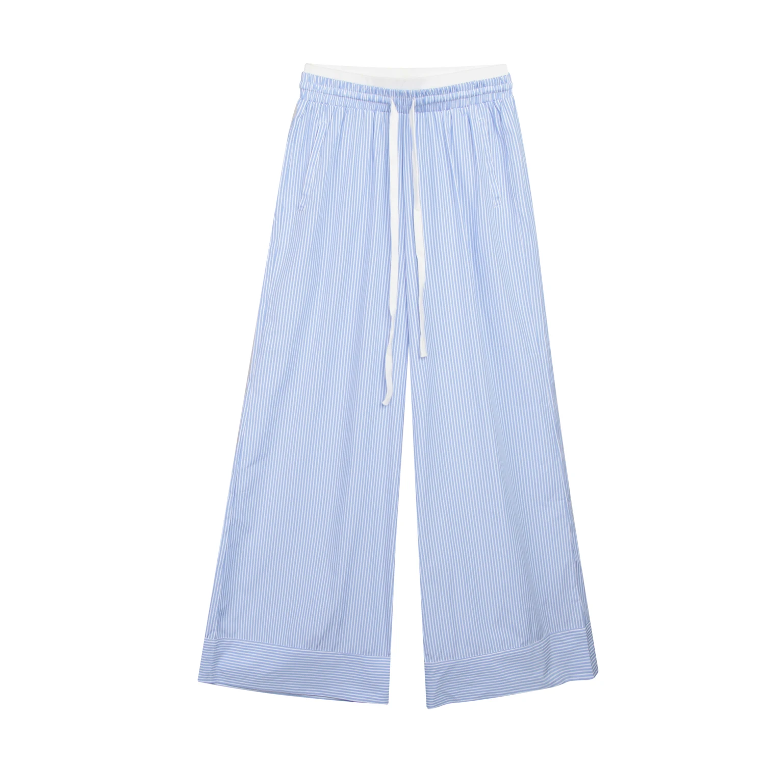 Stripe Wide Leg Floor Length Casual Pants Summer Elastic Double Waist 755 Street Style High Waist Long Pants Polyester ...
Stripe Wide Leg Floor Length Casual Pants Summer Elastic Double Waist 755 Street Style High Waist Long Pants Polyester ...