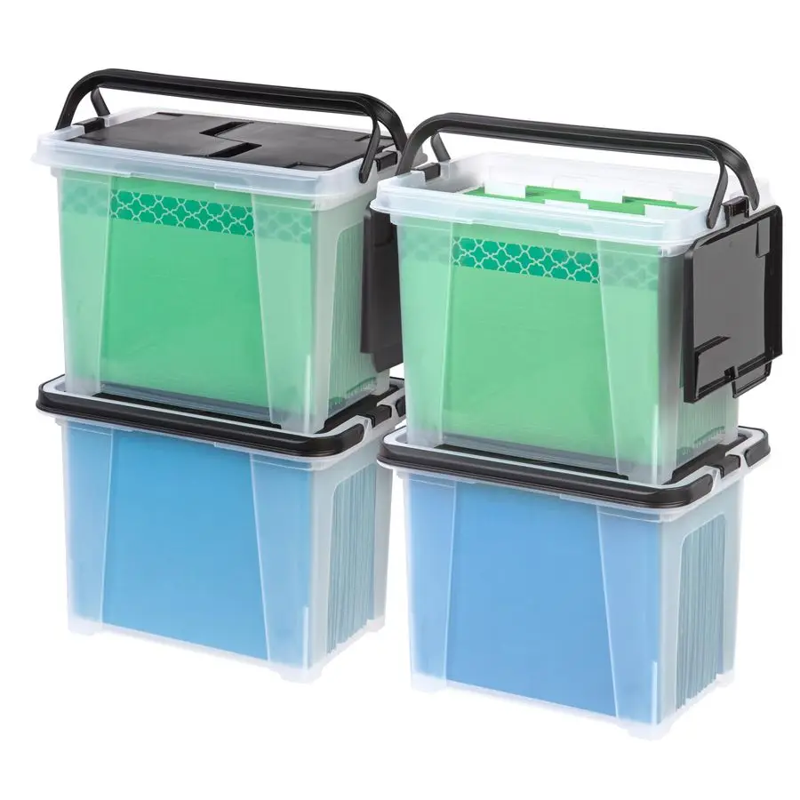 File Box File Organizer w Wing Lid for Letter Legal File, Water Resistant Document Box, BPAFree Plastic Storage Bin Organizer wi
File Box File Organizer w Wing Lid for Letter Legal File, Water Resistant Document Box, BPAFree Plastic Storage Bin Organizer wi