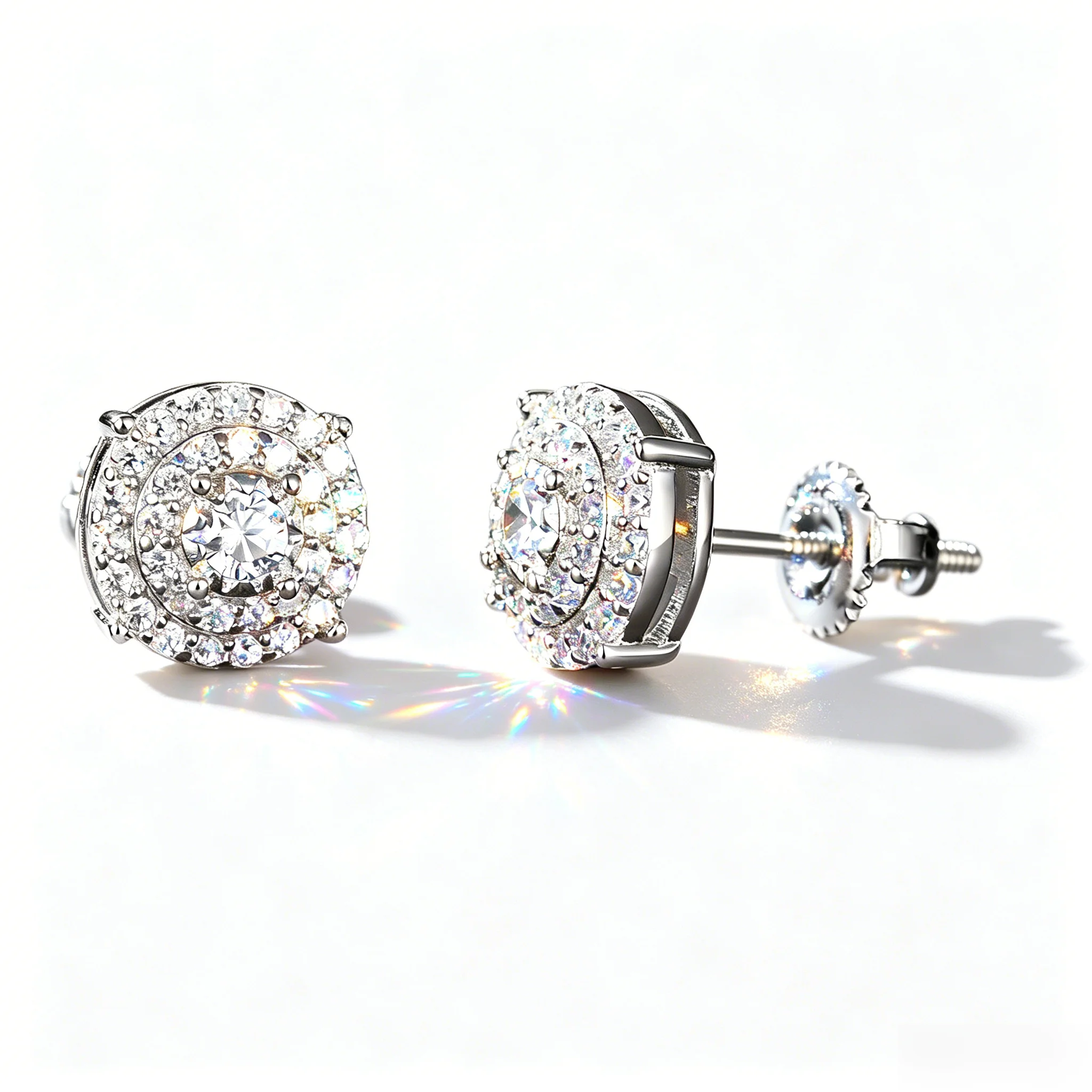 Full Moissiante Earrings S925 Silver Earrings Round Stud Earring for Women Gra Certificate Excellent Cut New in Earrings
Full Moissiante Earrings S925 Silver Earrings Round Stud Earring for Women Gra Certificate Excellent Cut New in Earrings