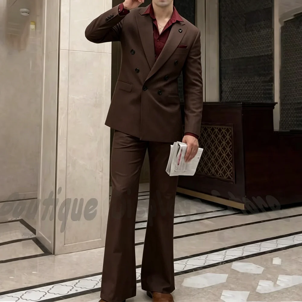 Elegant White Double Breasted Men's Suit Peak Lapel Blazer Pants 2 Piece Groom Wedding Business Party Prom Formal Outfit
Elegant White Double Breasted Men's Suit Peak Lapel Blazer Pants 2 Piece Groom Wedding Business Party Prom Formal Outfit