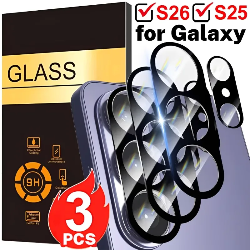 1/2/3Pcs Camera Lens Protectors for Samsung S26/S25 Plus Ultra Anti-scratch Back Lens Protective Film HD Len for Galaxy S26/S25
1/2/3Pcs Camera Lens Protectors for Samsung S26/S25 Plus Ultra Anti-scratch Back Lens Protective Film HD Len for Galaxy S26/S25