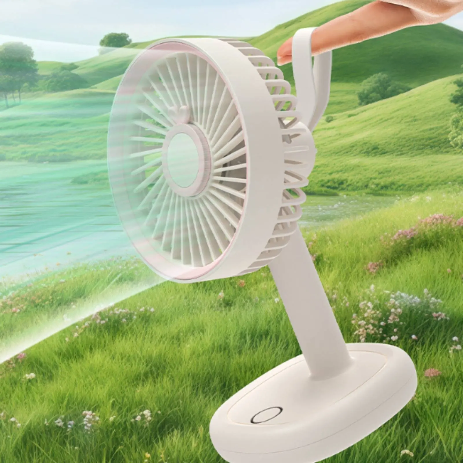 USB Rechargeable Mini Fan Cute Cartoon Design Desktop USB Fan Air Circulator Compact Quiet for Students
USB Rechargeable Mini Fan Cute Cartoon Design Desktop USB Fan Air Circulator Compact Quiet for Students