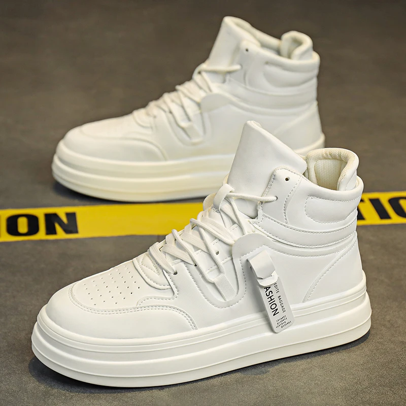 Высокие туфли Уличная обувь для мужчин Нескользящие лоферы для скейтборда Мужские кроссовки на толстой подошве Износостойкие для спорта и отдыха
Высокие туфли Уличная обувь для мужчин Нескользящие лоферы для скейтборда Мужские кроссовки на толстой подошве Износостойкие для спорта и отдыха