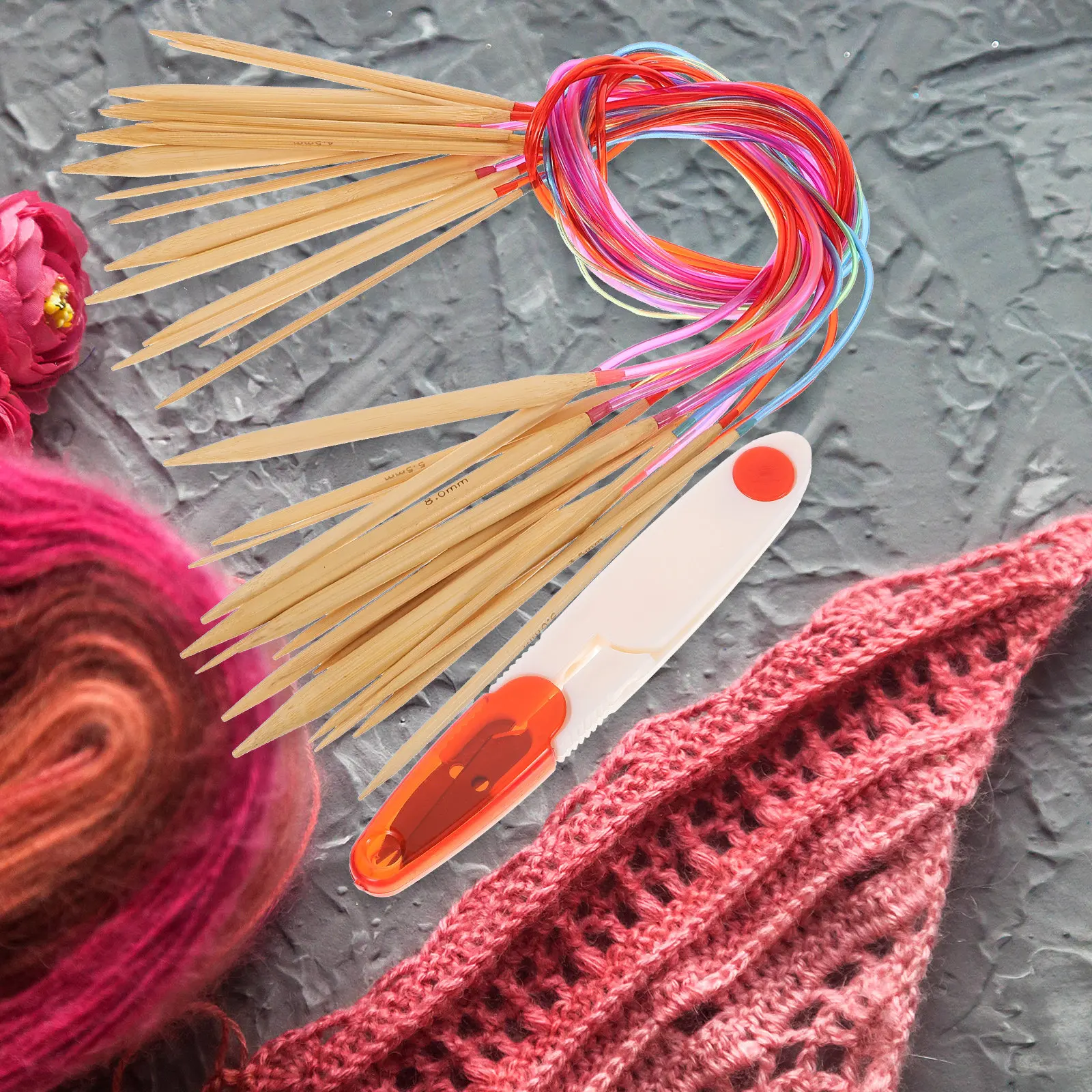 Набор крючков для вязания премиум-класса: удобные, не царапающие, для свитеров и домашнего рукоделия
Набор крючков для вязания премиум-класса: удобные, не царапающие, для свитеров и домашнего рукоделия