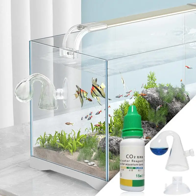 Aquarium CO2 Kit Portable 15ml CO2 Checker Solution Drop Checker Aquarium CO2 Systems CO2 Diffuser For Accurate Fish Tank
Aquarium CO2 Kit Portable 15ml CO2 Checker Solution Drop Checker Aquarium CO2 Systems CO2 Diffuser For Accurate Fish Tank