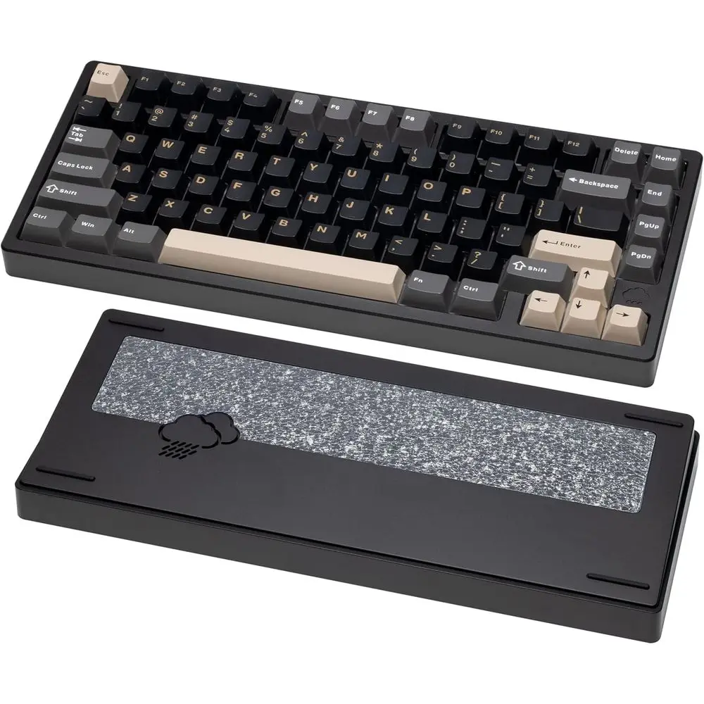 Rainy 75 Mechanical Keyboard with Triple-e Contivity, RGB, R4, Silver SUS304, 7000mAh Battery, Ca Switches, Pro Black Edition
Rainy 75 Mechanical Keyboard with Triple-e Contivity, RGB, R4, Silver SUS304, 7000mAh Battery, Ca Switches, Pro Black Edition