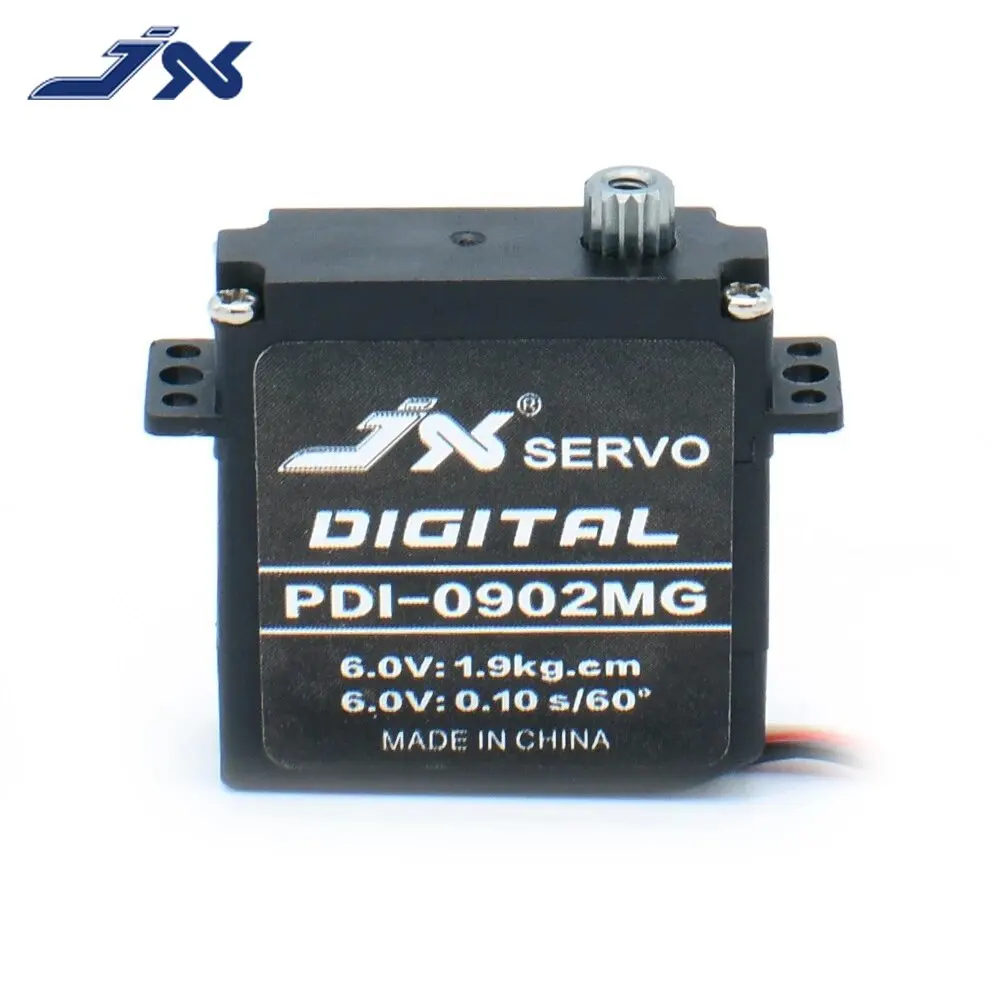 Стандартный цифровой сервопривод JX PDI-0902MG 9,4g 2,6 kg с высоким крутящим моментом для радиоуправляемого самолета робота вертолета
Стандартный цифровой сервопривод JX PDI-0902MG 9,4g 2,6 kg с высоким крутящим моментом для радиоуправляемого самолета робота вертолета