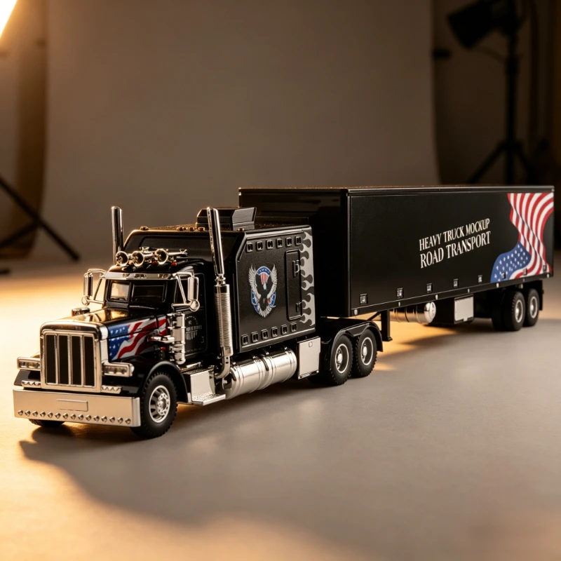 1:24 scale American heavy truck Peterbilt 389 alloy car model pull back sound and light American decorative ornament toy car
1:24 scale American heavy truck Peterbilt 389 alloy car model pull back sound and light American decorative ornament toy car