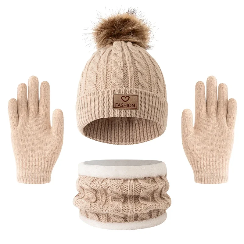 2-12Y Unisex Kids Autumn Winter Warm Set - 3pcs Hat Scarf Gloves, Cute Comfortable Cold Weather Outfit
2-12Y Unisex Kids Autumn Winter Warm Set - 3pcs Hat Scarf Gloves, Cute Comfortable Cold Weather Outfit