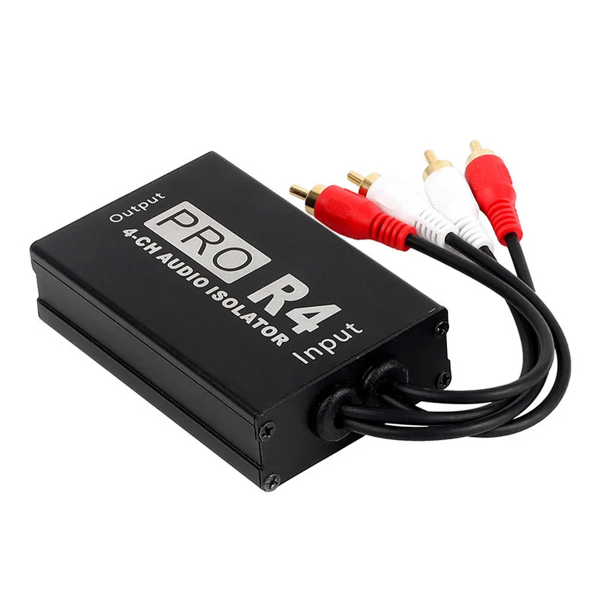 ABND_RCA Audio Isolator 4CH Audio Noise Reducer Ground Loop Audio Isolator for Car Audio Modification, Easy to Use
ABND_RCA Audio Isolator 4CH Audio Noise Reducer Ground Loop Audio Isolator for Car Audio Modification, Easy to Use