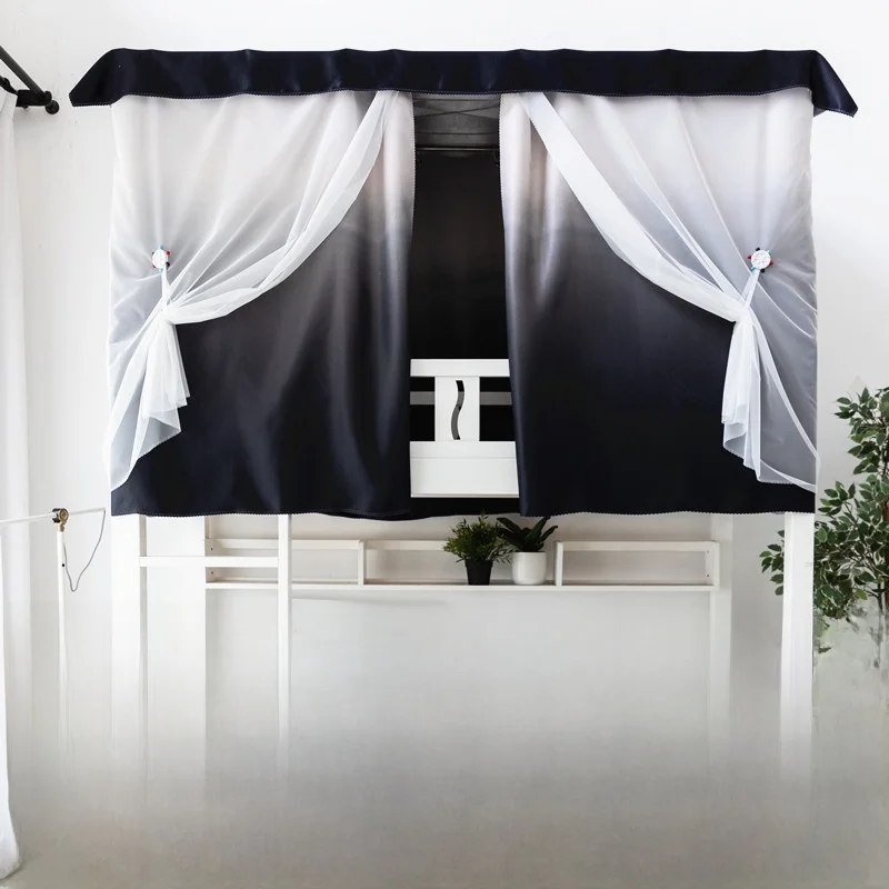 Thickened Physical Strong Light Blocking Dormitory Bed Curtains Male Female Top Bunk Student Bedroom Gradual Color Curtains
Thickened Physical Strong Light Blocking Dormitory Bed Curtains Male Female Top Bunk Student Bedroom Gradual Color Curtains
