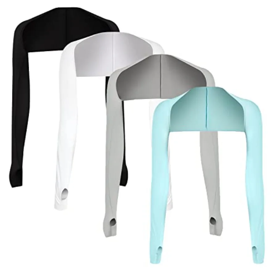 JEONEKID Cooling Shawl Arm Sleeves with Finger Holes for Women Anti-UV Protection, Sun Protection Cooler Shrug for Golf
JEONEKID Cooling Shawl Arm Sleeves with Finger Holes for Women Anti-UV Protection, Sun Protection Cooler Shrug for Golf