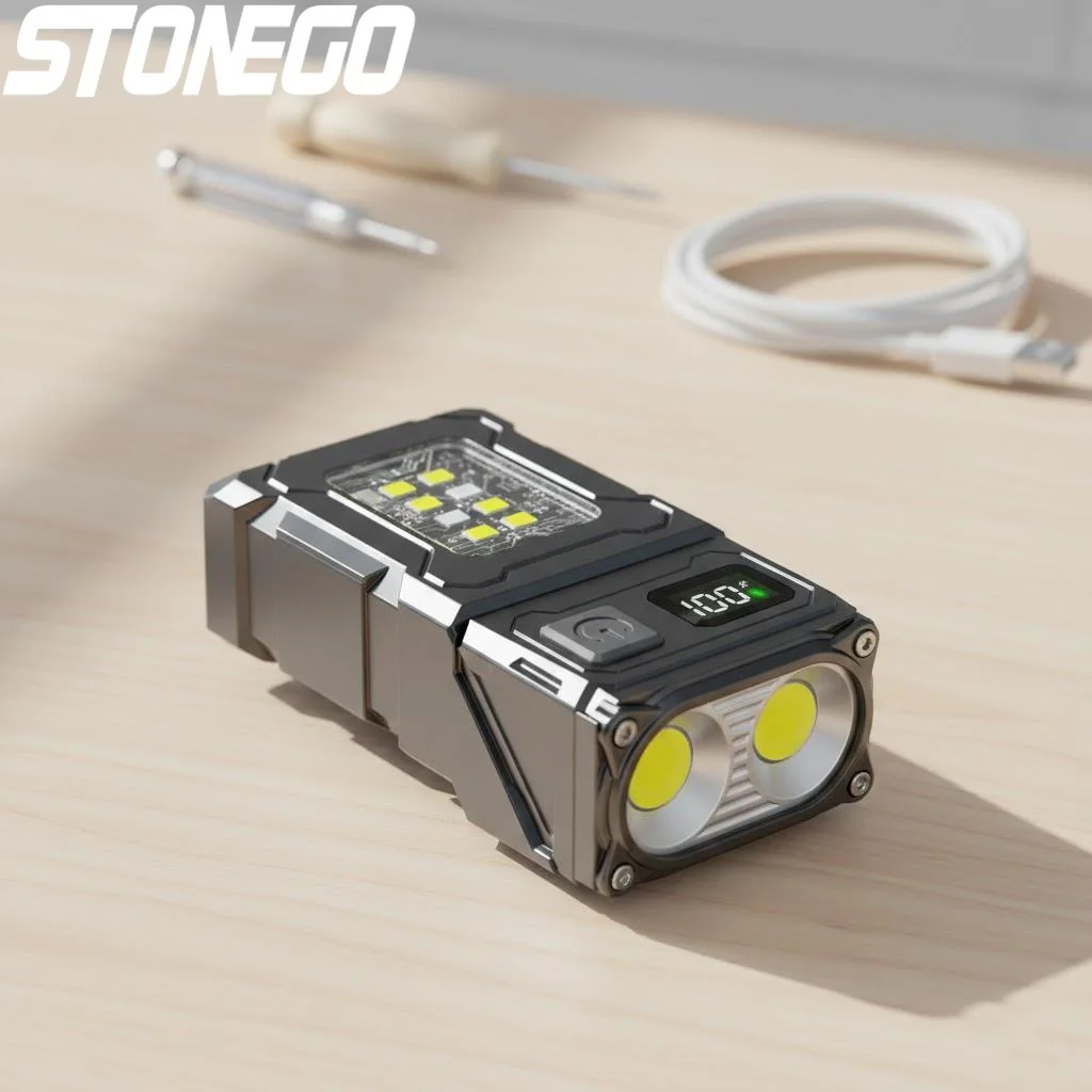Multifunctional COB LED Flashlight Adjustable Angle Portable Outdoor Torch Magnetic Camping Warning Keychain Light
Multifunctional COB LED Flashlight Adjustable Angle Portable Outdoor Torch Magnetic Camping Warning Keychain Light