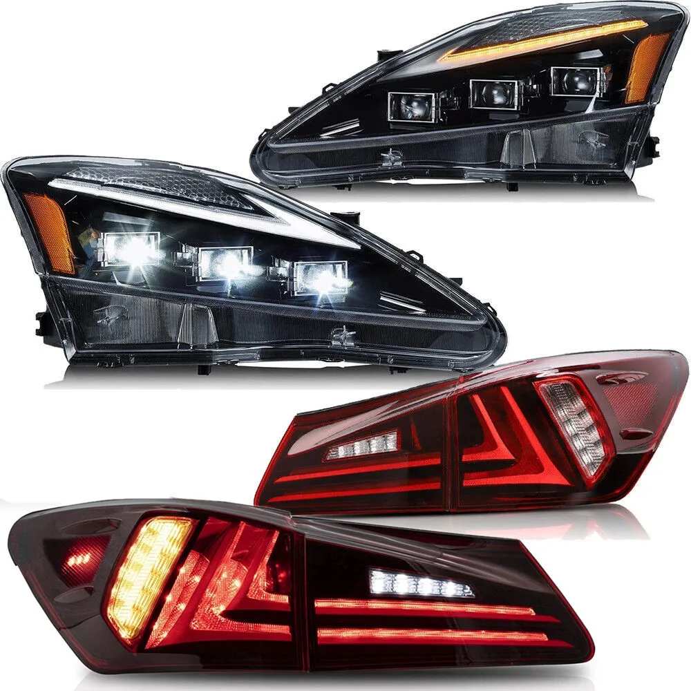 For Lexus IS250 IS350 ISF 2006-2013 Full Led Headlights With Rear Led Tail Lights Assembly
For Lexus IS250 IS350 ISF 2006-2013 Full Led Headlights With Rear Led Tail Lights Assembly