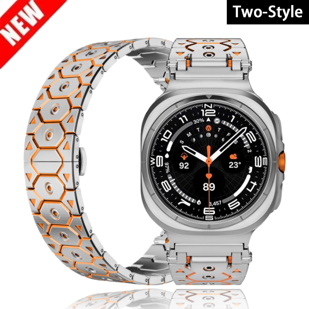 Metal Band for Samsung Galaxy Watch Ultra 47mm Accessories Stainless Steel Watch Strap for Galaxy Ultra 47mm Correa Wristband
Metal Band for Samsung Galaxy Watch Ultra 47mm Accessories Stainless Steel Watch Strap for Galaxy Ultra 47mm Correa Wristband