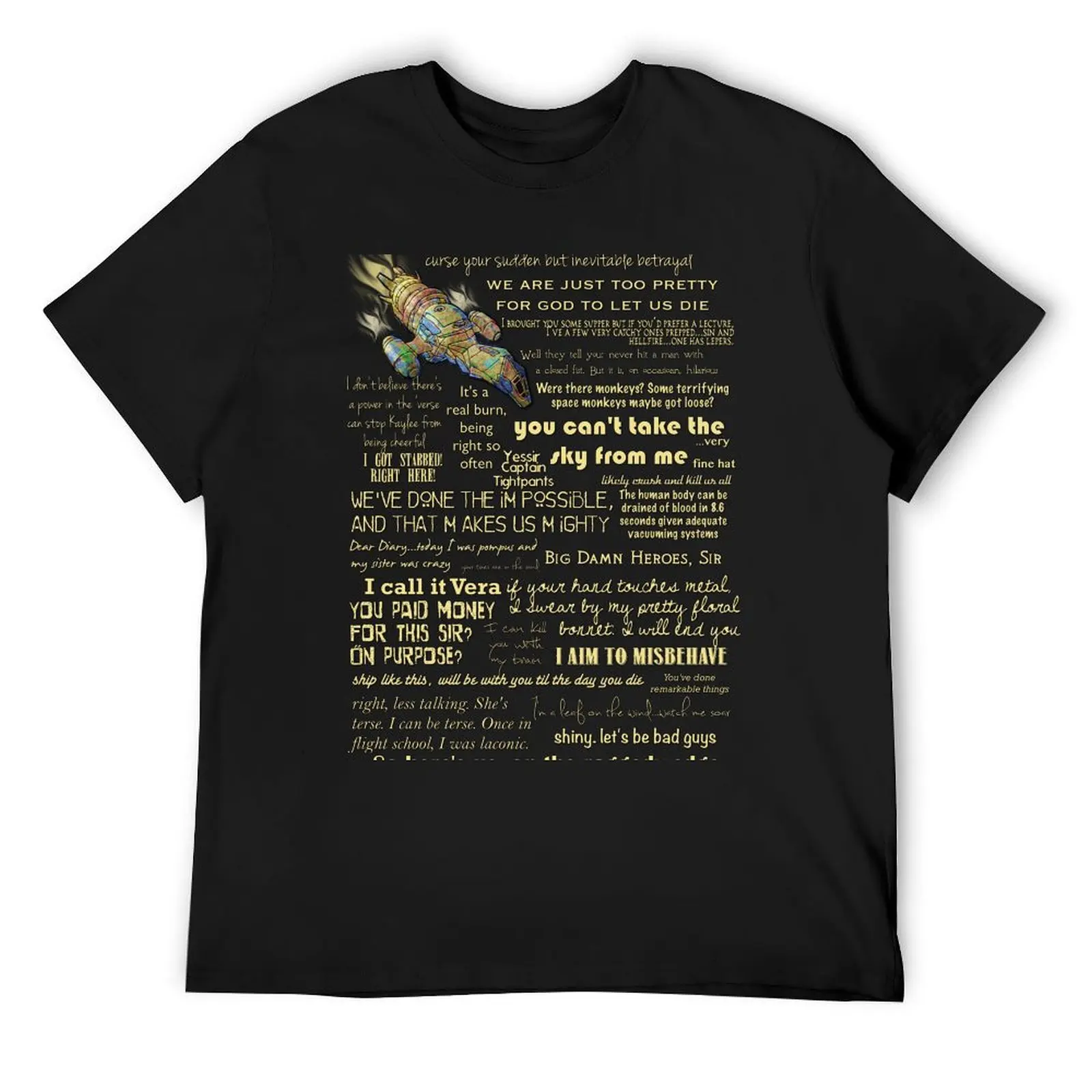 Firefly quotes T-Shirt anime t shirts boys whites sublime plus sizes men t shirt
Firefly quotes T-Shirt anime t shirts boys whites sublime plus sizes men t shirt