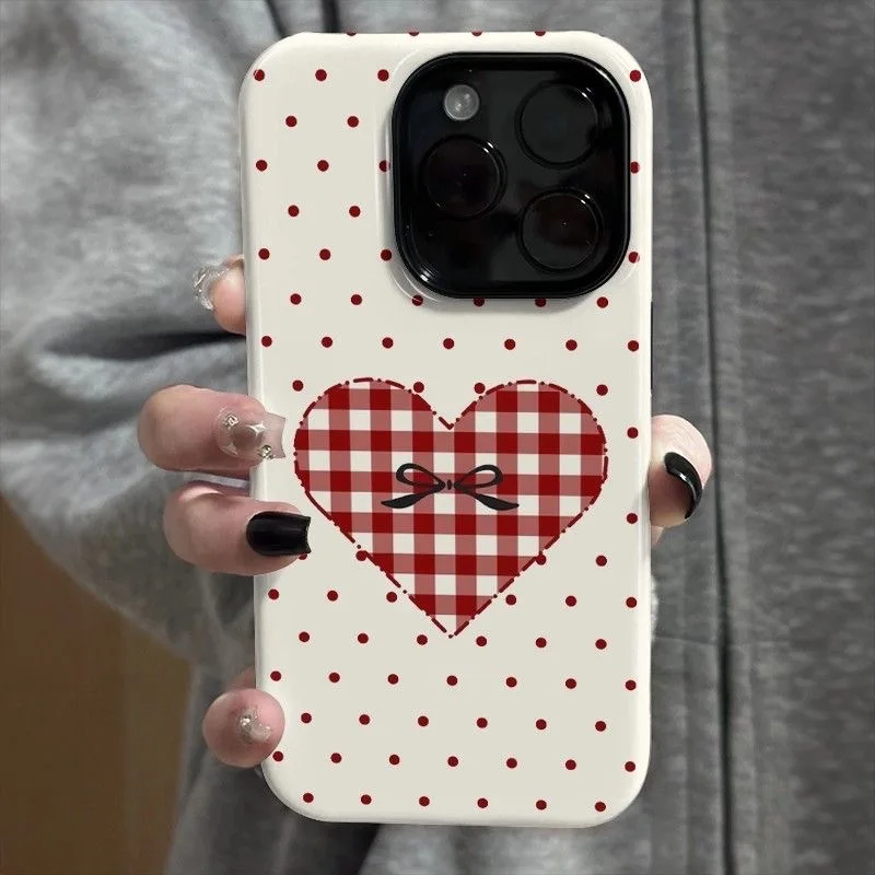 Ins Red Striped Heart-shaped Bow Case for IPHONE 17 16ProMax 15 14 13 12 11 PRO Plus Acrylic TPU Two in One Magnetic Phone Cases
Ins Red Striped Heart-shaped Bow Case for IPHONE 17 16ProMax 15 14 13 12 11 PRO Plus Acrylic TPU Two in One Magnetic Phone Cases