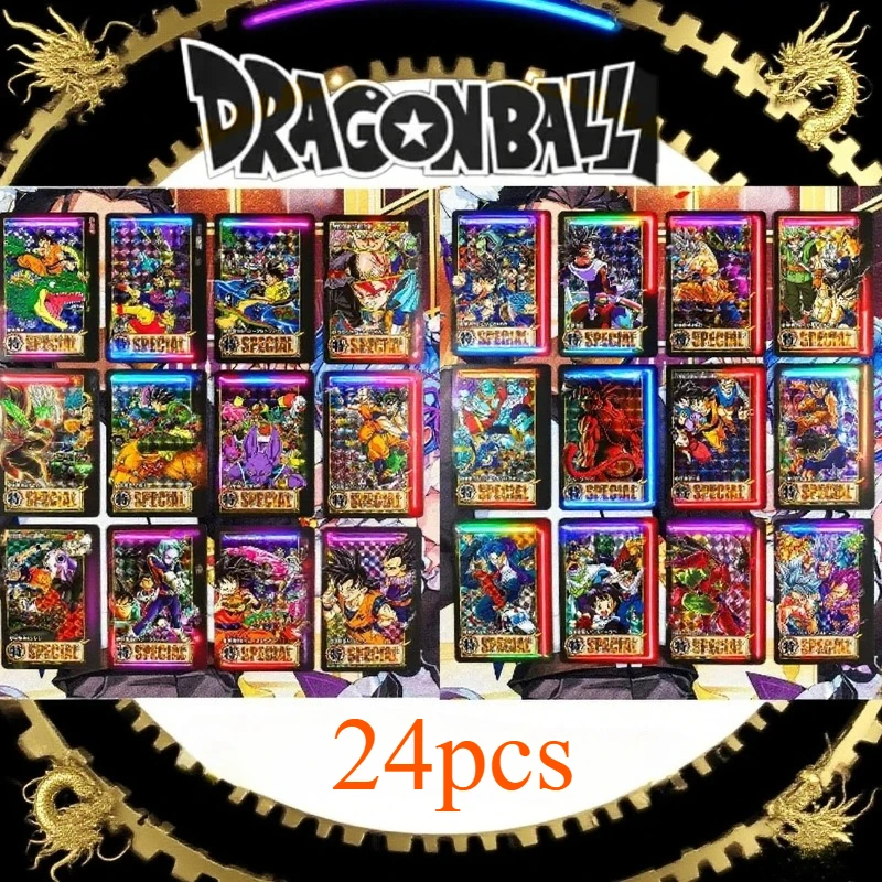 24 шт. карты Dragon Ball Z Se Gohan Videl Bardock Raditz ACG аниме Holo Collectio коллекционные коллекционные карточки для детей подарки на Рождество и день рождения
24 шт. карты Dragon Ball Z Se Gohan Videl Bardock Raditz ACG аниме Holo Collectio коллекционные коллекционные карточки для детей подарки на Рождество и день рождения