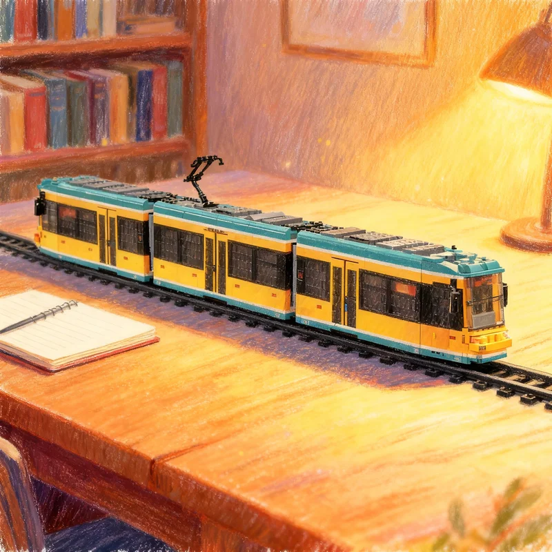2259pcs MOC M06 Tram Train Model Building blocks Construction Christmas gifts toy creative DIY idea Assemble Kids Architecture
2259pcs MOC M06 Tram Train Model Building blocks Construction Christmas gifts toy creative DIY idea Assemble Kids Architecture