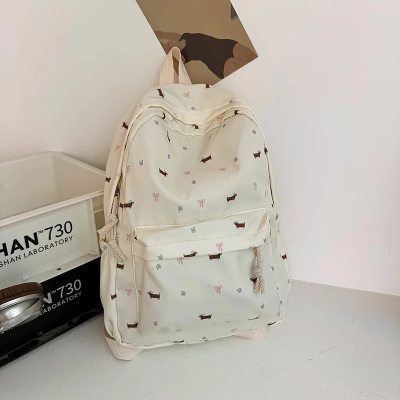 Cute Flowers Student School Backpack Floral White School Bags for Teenage Girls Cute Women's Backpacks Book Bag Nylon Rucksack
Cute Flowers Student School Backpack Floral White School Bags for Teenage Girls Cute Women's Backpacks Book Bag Nylon Rucksack