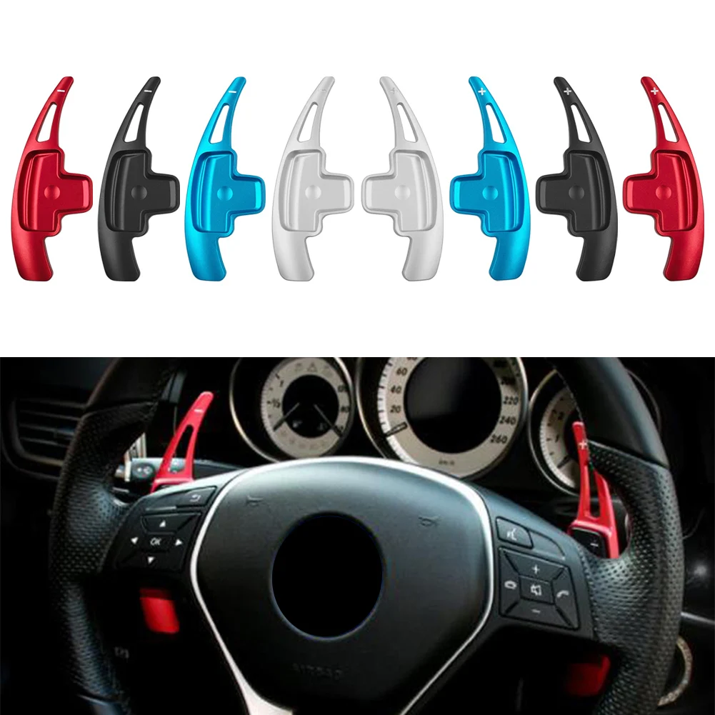 CNC Aluminum Car Steering Wheel Paddle Shift Extension Shifter For Mercedes Benz A B E R M GLK SLK Class GL W176 W246 W212
CNC Aluminum Car Steering Wheel Paddle Shift Extension Shifter For Mercedes Benz A B E R M GLK SLK Class GL W176 W246 W212
