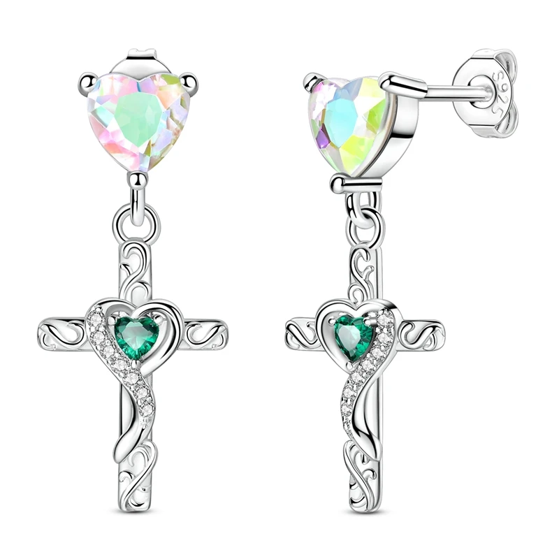 2026 New 925 Sterling Silver Love Cross Zircon Stud Earrings DIY Women Exquisite Birthday Anniversary Jewelry Gifts
2026 New 925 Sterling Silver Love Cross Zircon Stud Earrings DIY Women Exquisite Birthday Anniversary Jewelry Gifts