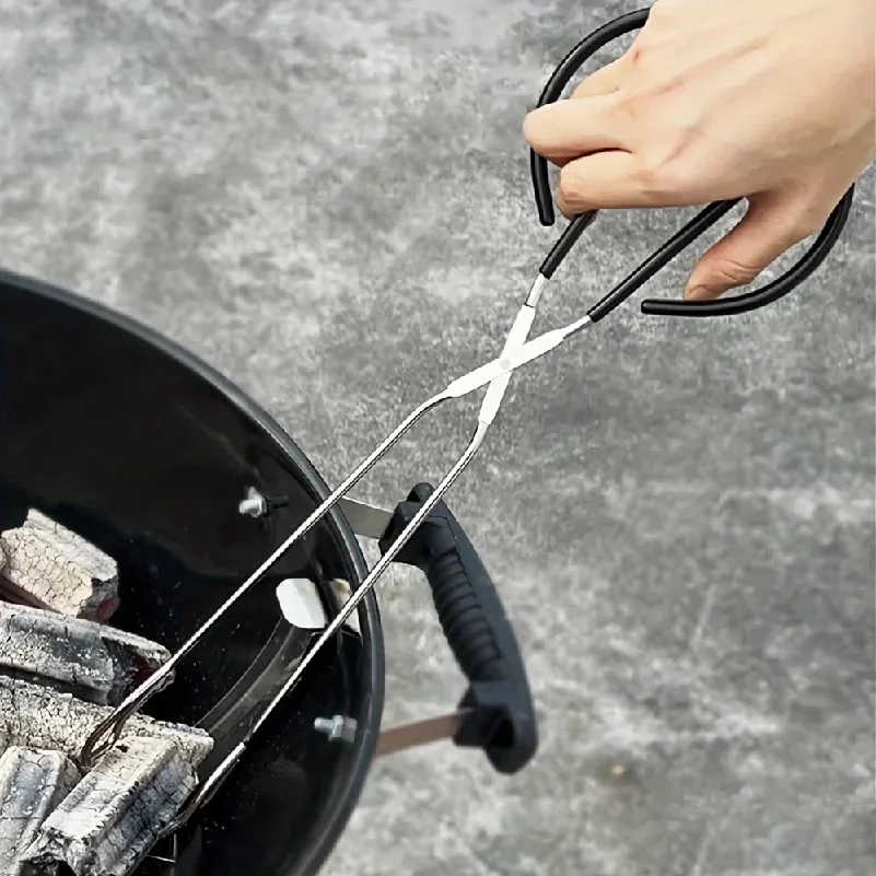 1pc BBQ Charcoal Tongs, Long And Heat-Resistant Barbecue Carbon Clamp,Stainless Steel BBQ Tool for Food ,Wood Charcoal, Fire Pit
1pc BBQ Charcoal Tongs, Long And Heat-Resistant Barbecue Carbon Clamp,Stainless Steel BBQ Tool for Food ,Wood Charcoal, Fire Pit