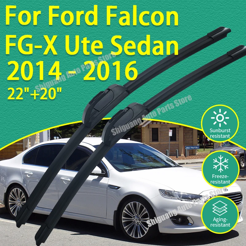 Front Silicone Coating Wipers for Ford Falcon FG-X Ute Sedan 2014 - 2016 Car Wiper Windshield Windscreen Blades Accessories 2015
Front Silicone Coating Wipers for Ford Falcon FG-X Ute Sedan 2014 - 2016 Car Wiper Windshield Windscreen Blades Accessories 2015