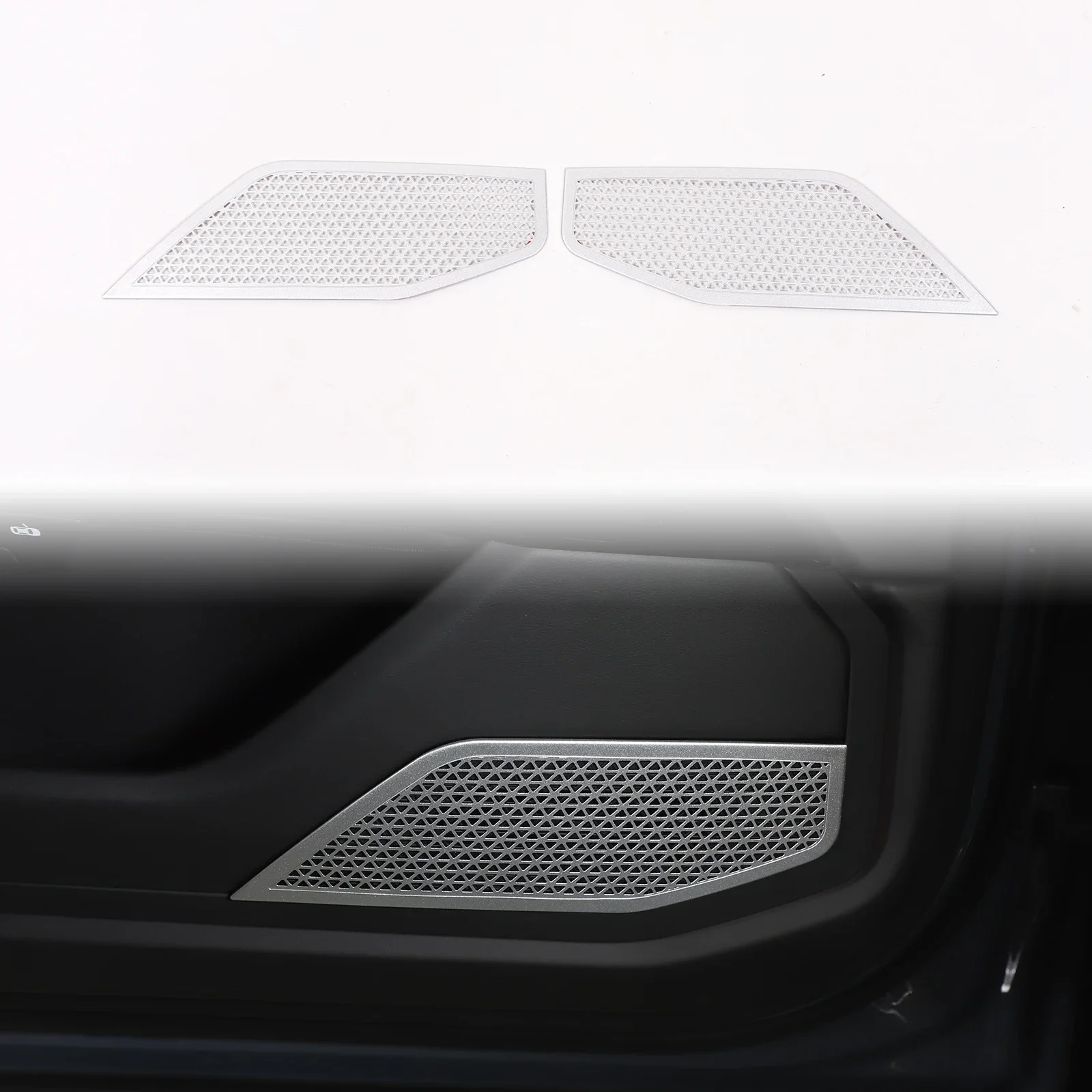 Stainless Steel Silver For BMW 7 Series G70 2023-2025+ Car Front Door Horn Mesh Cover Decorative Stickers Interior Accessories
Stainless Steel Silver For BMW 7 Series G70 2023-2025+ Car Front Door Horn Mesh Cover Decorative Stickers Interior Accessories