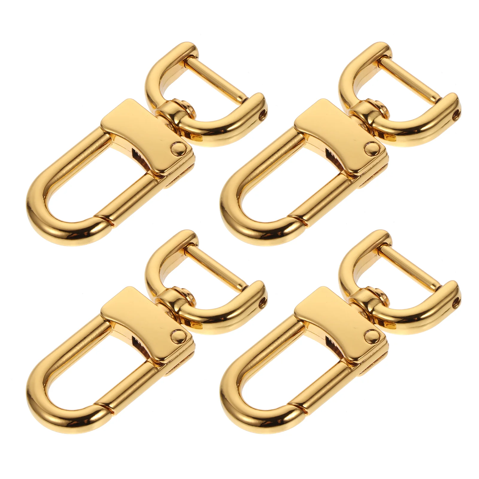 4 Pcs Women's Belt Metal Hook Bag Accessory Jump Ring Luggage Strap Buckle Golden Detachable Supplies
4 Pcs Women's Belt Metal Hook Bag Accessory Jump Ring Luggage Strap Buckle Golden Detachable Supplies