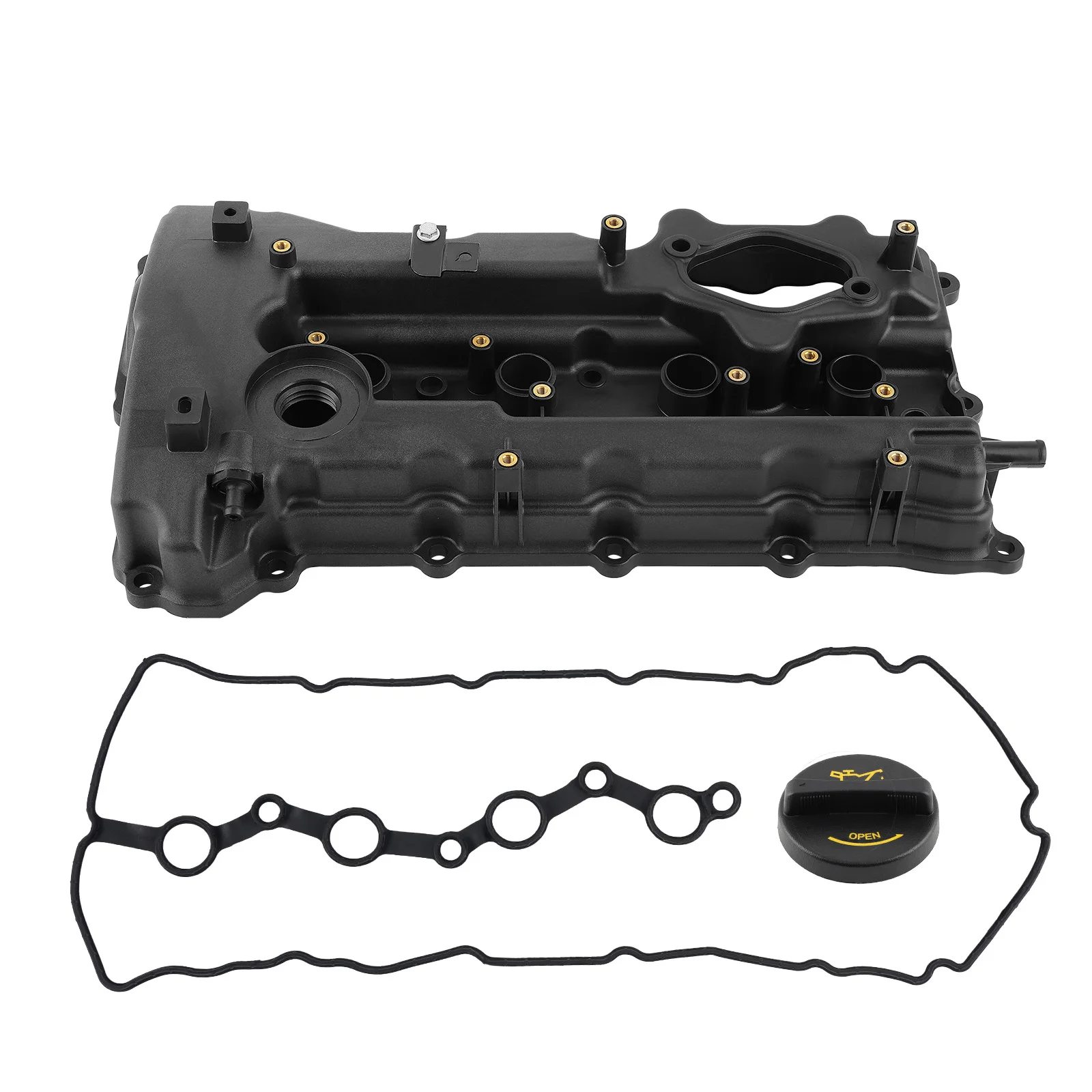 Valve Cover + Gasket + Oil Cap for Kia Optima Hyundai Tucson L4 2.4L 2011-2015 224102C400, 224412G000
Valve Cover + Gasket + Oil Cap for Kia Optima Hyundai Tucson L4 2.4L 2011-2015 224102C400, 224412G000