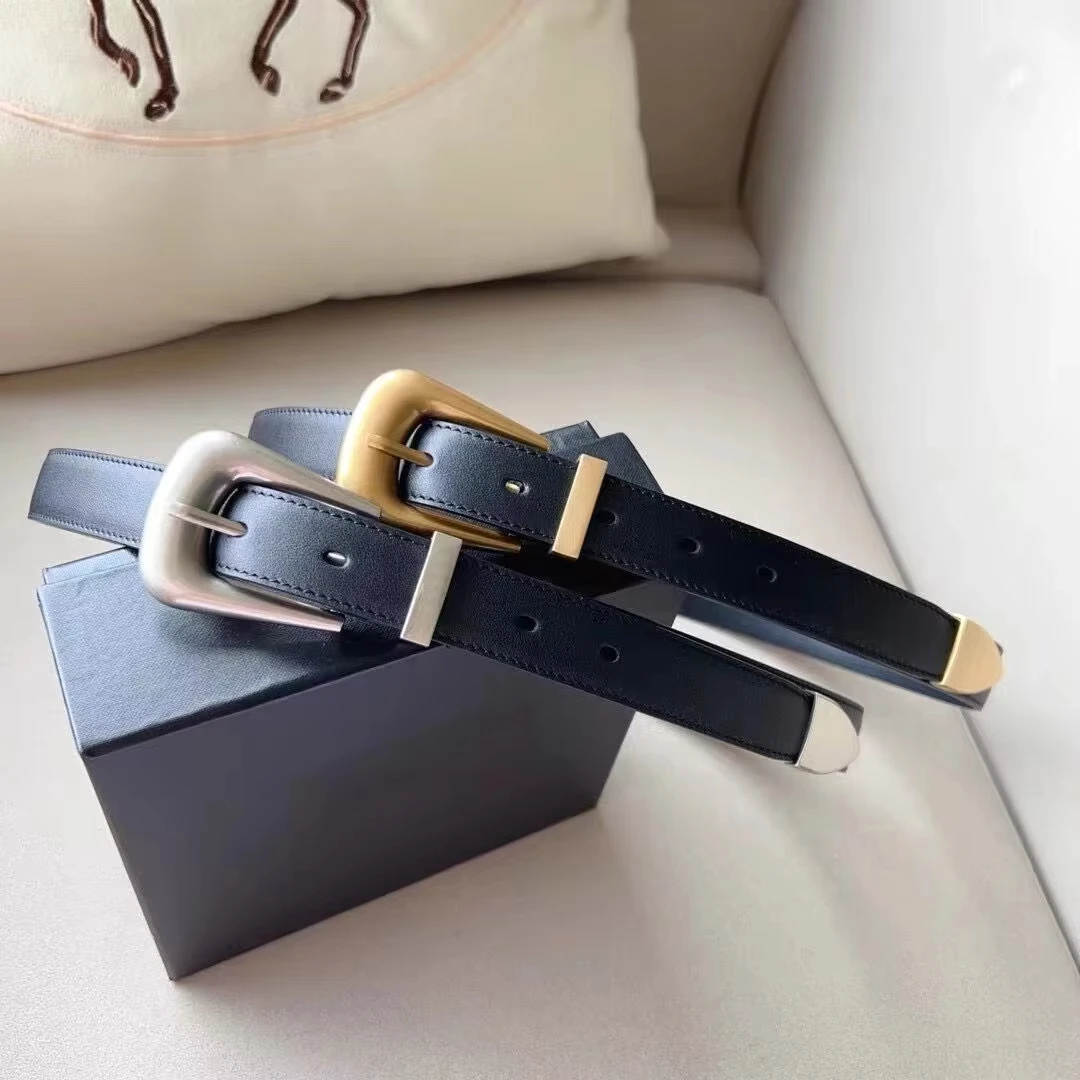 Trendy Skinny Designer Belt for Women Genuine Leather Slim Waistband Gold Silver Buckle Dress Cowhide Suede Belt Casual
Trendy Skinny Designer Belt for Women Genuine Leather Slim Waistband Gold Silver Buckle Dress Cowhide Suede Belt Casual