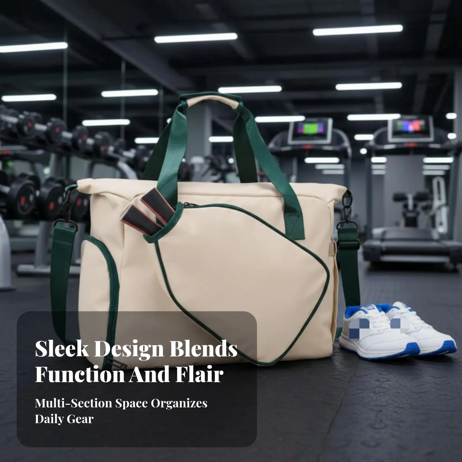 Racket Racket Bag Lightweight Pickleball Travel Bag Large Capacity Sports Duffel Stylish Design Wet/Dry Pocket for Swimming
Racket Racket Bag Lightweight Pickleball Travel Bag Large Capacity Sports Duffel Stylish Design Wet/Dry Pocket for Swimming