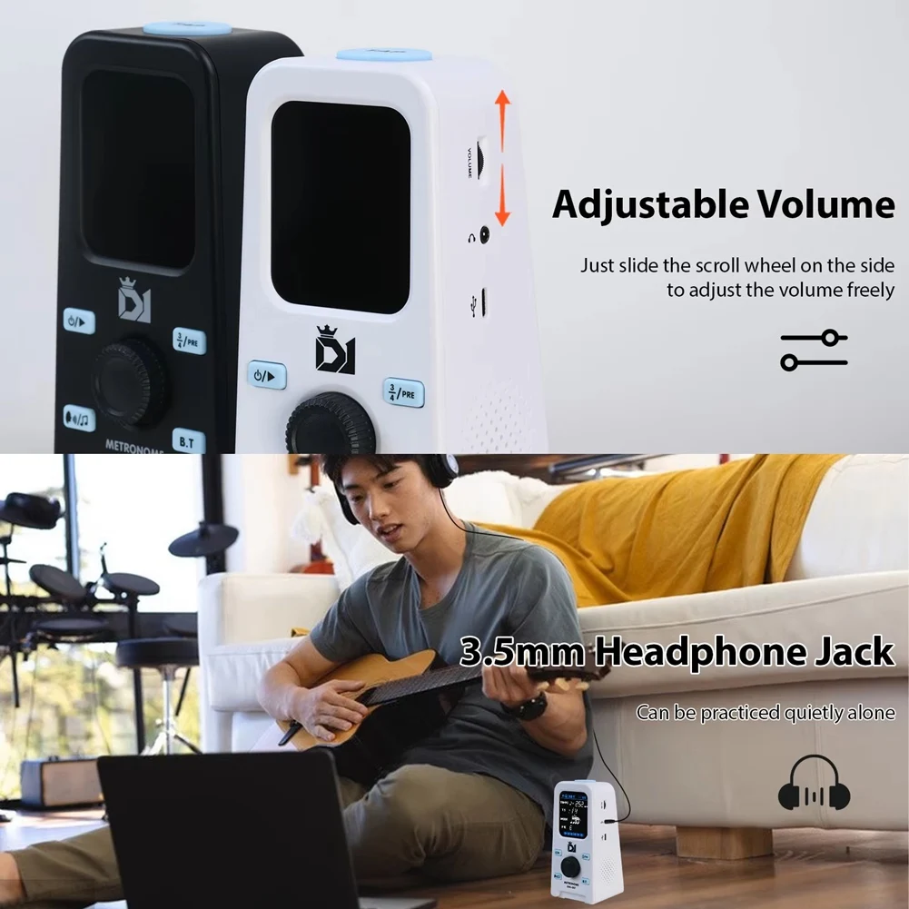 A61P Electronic Metronome Bluetooth Speaker Rechargeable LCD Screen Vocal Metronome for Piano Guitar Drum Digital Metronome B
A61P Electronic Metronome Bluetooth Speaker Rechargeable LCD Screen Vocal Metronome for Piano Guitar Drum Digital Metronome B