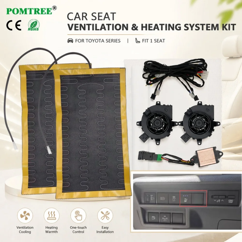 Built-in Car Seat Ventilation Kit Fit 1 Seat Compatible With Toyota Camry RVA4,Heating & Ventilating Function In One Set
Built-in Car Seat Ventilation Kit Fit 1 Seat Compatible With Toyota Camry RVA4,Heating & Ventilating Function In One Set