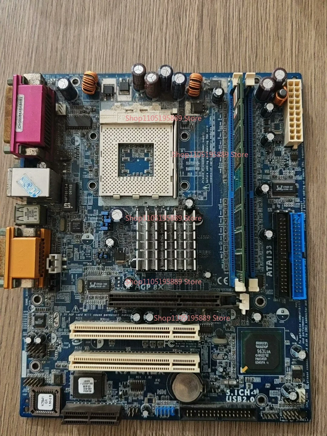 For ASRock K7S41GX Main Board 462 Interface. Main Board + 1G Memory
For ASRock K7S41GX Main Board 462 Interface. Main Board + 1G Memory