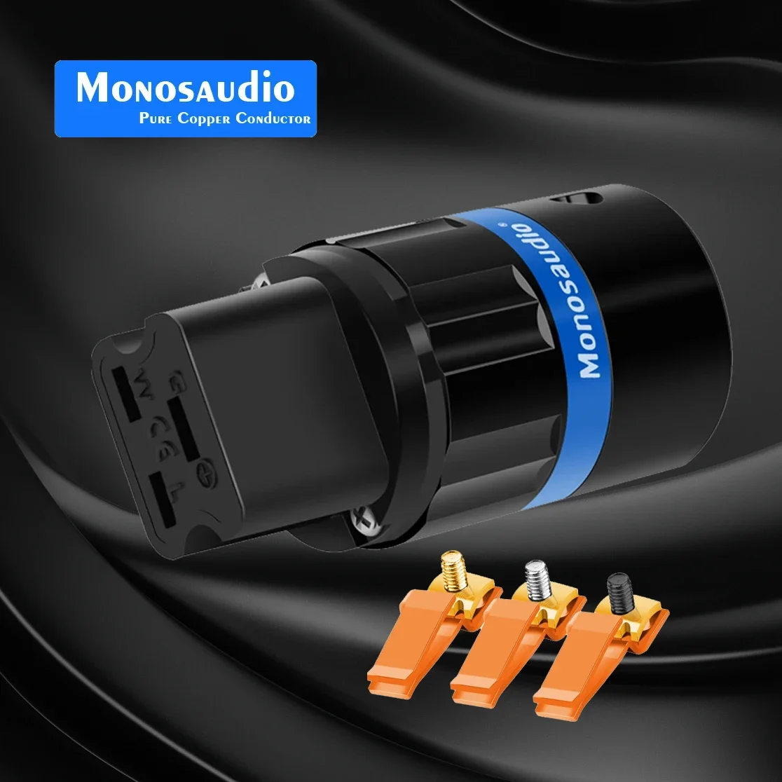 Monosaudio F124 Pure Copper IEC C19 20A Audio Power IEC Connector Plug AC 20A Female Power Cord Audio Cable Connectors
Monosaudio F124 Pure Copper IEC C19 20A Audio Power IEC Connector Plug AC 20A Female Power Cord Audio Cable Connectors