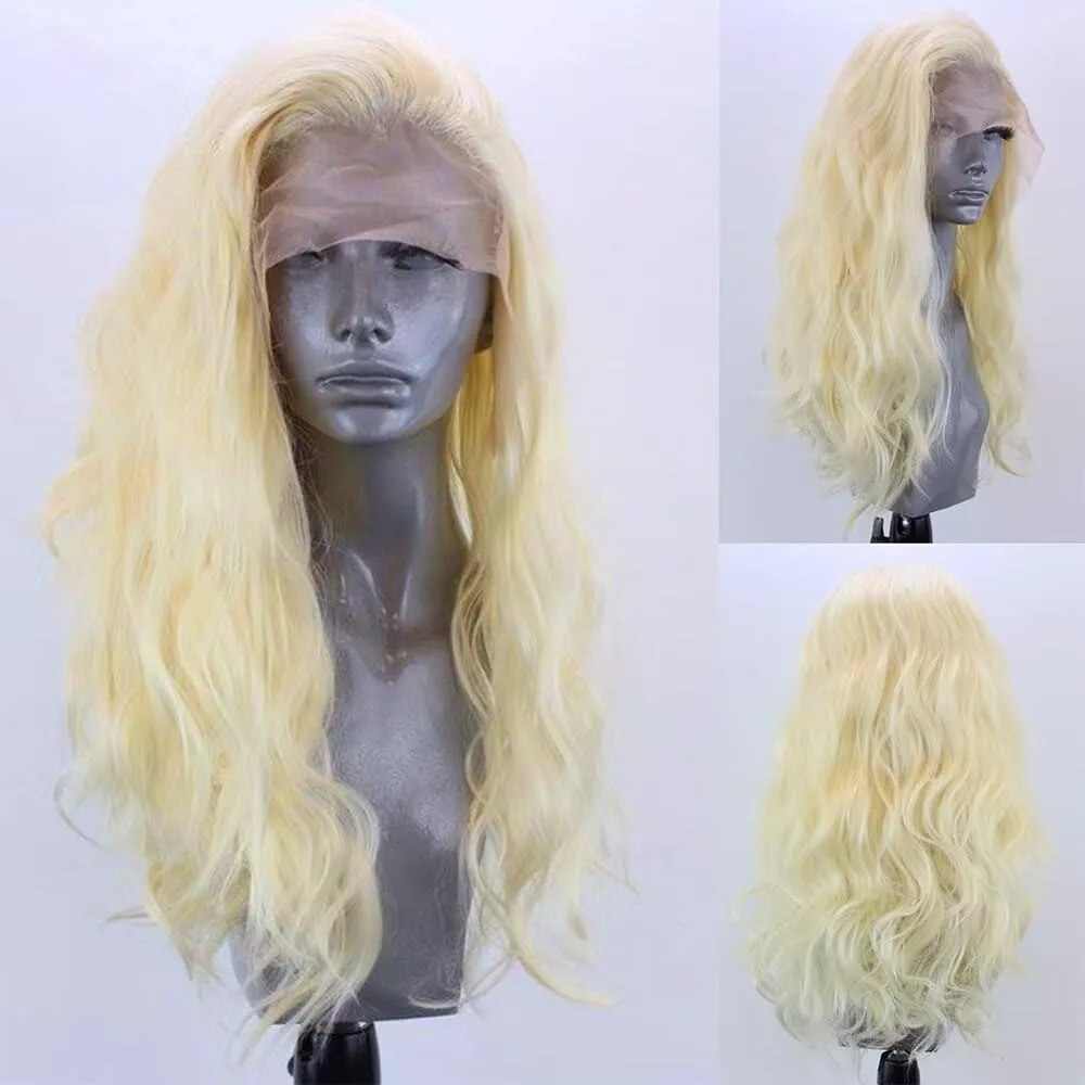 613 Blonde /Red /Pink /White Wig Body Wave Lace Front Wigs 13x4 HD Synthetic High Quality Pre Plucked Daily Cosplay For Wemon
613 Blonde /Red /Pink /White Wig Body Wave Lace Front Wigs 13x4 HD Synthetic High Quality Pre Plucked Daily Cosplay For Wemon