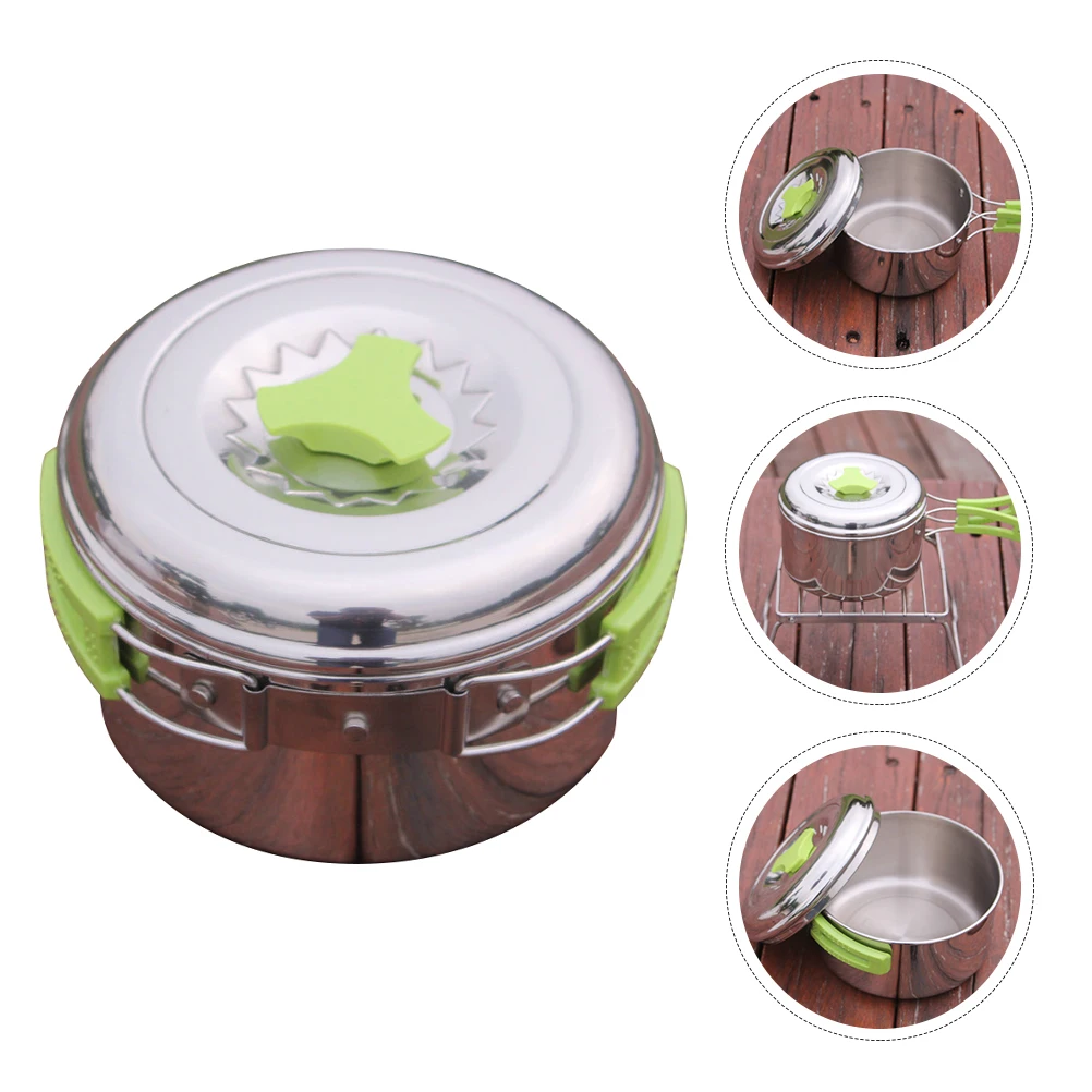Portable Outdoor Cookware Stainless Steel Camping Pan Foldable Compact Easy to Carry Camping Equipment Cooking Tool
Portable Outdoor Cookware Stainless Steel Camping Pan Foldable Compact Easy to Carry Camping Equipment Cooking Tool