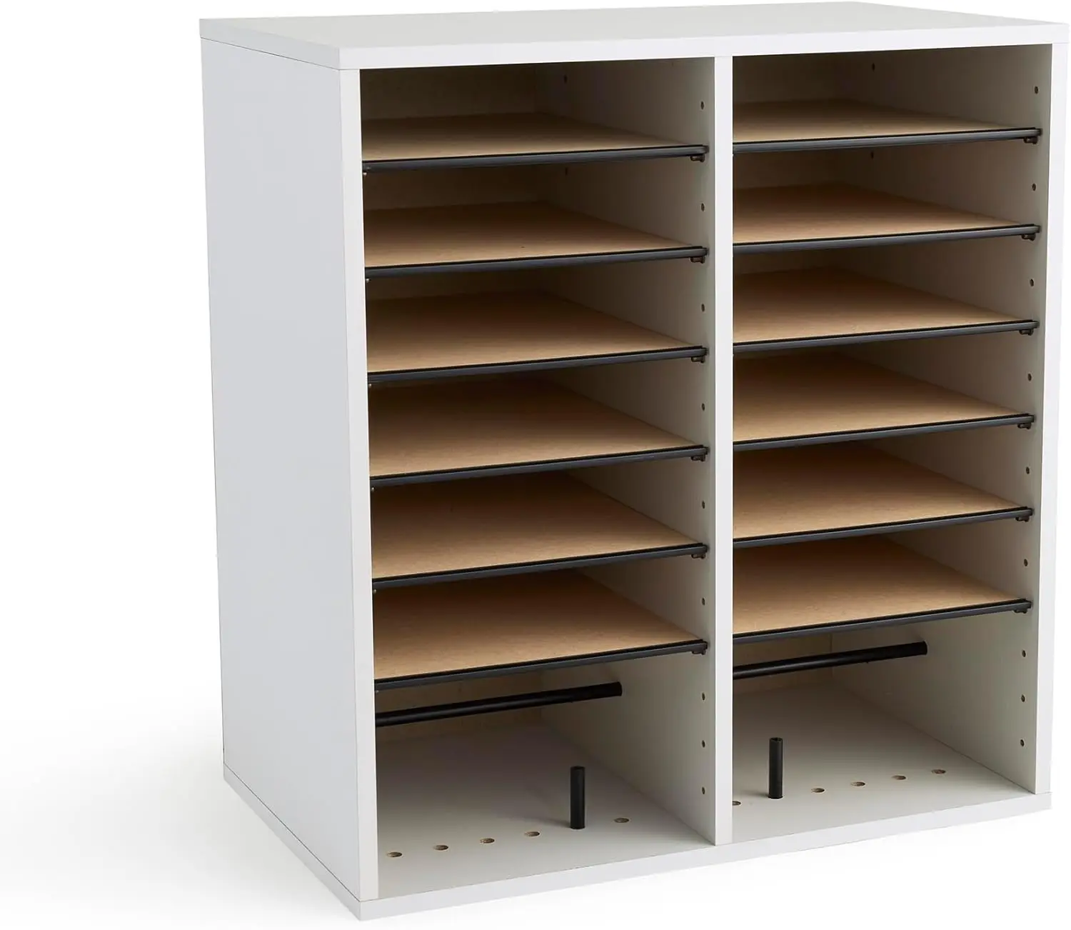 Safco Wooden Paper and Mail Organizer for Home Office and Classroom, Adjustable Shelves and Stackable
Safco Wooden Paper and Mail Organizer for Home Office and Classroom, Adjustable Shelves and Stackable
