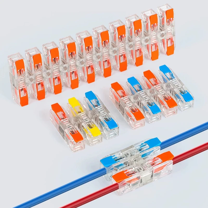 Quick Splicing Multiplex Butt Wire Connector Compact LED Electrical Cable Terminal Block household 1-12 pin Splicing Push-in
Quick Splicing Multiplex Butt Wire Connector Compact LED Electrical Cable Terminal Block household 1-12 pin Splicing Push-in