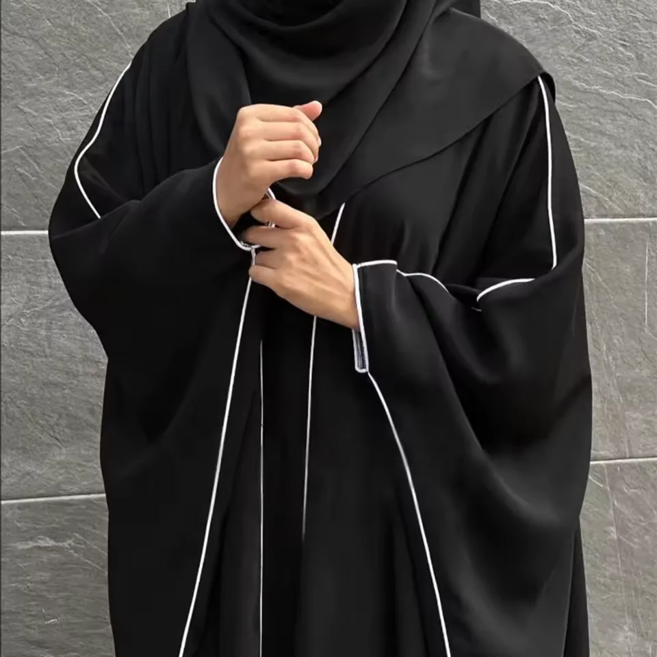 Eid Satin Open Abaya Dubai Turkey Kaftan Women Muslim Dress Kimono Cardigan Islamic Clothing Robe Femme Musulman Kebaya Jalabiya
Eid Satin Open Abaya Dubai Turkey Kaftan Women Muslim Dress Kimono Cardigan Islamic Clothing Robe Femme Musulman Kebaya Jalabiya