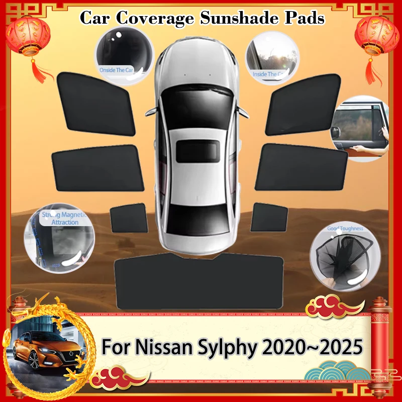 Для Nissan Sylphy Sentra B18 8th 8Gen 2020 ~ 2025 2021 2022 солнцезащитный козырек магнитный солнцезащитный козырек блокирующий занавес конфиденциальность затенение авто
Для Nissan Sylphy Sentra B18 8th 8Gen 2020 ~ 2025 2021 2022 солнцезащитный козырек магнитный солнцезащитный козырек блокирующий занавес конфиденциальность затенение авто