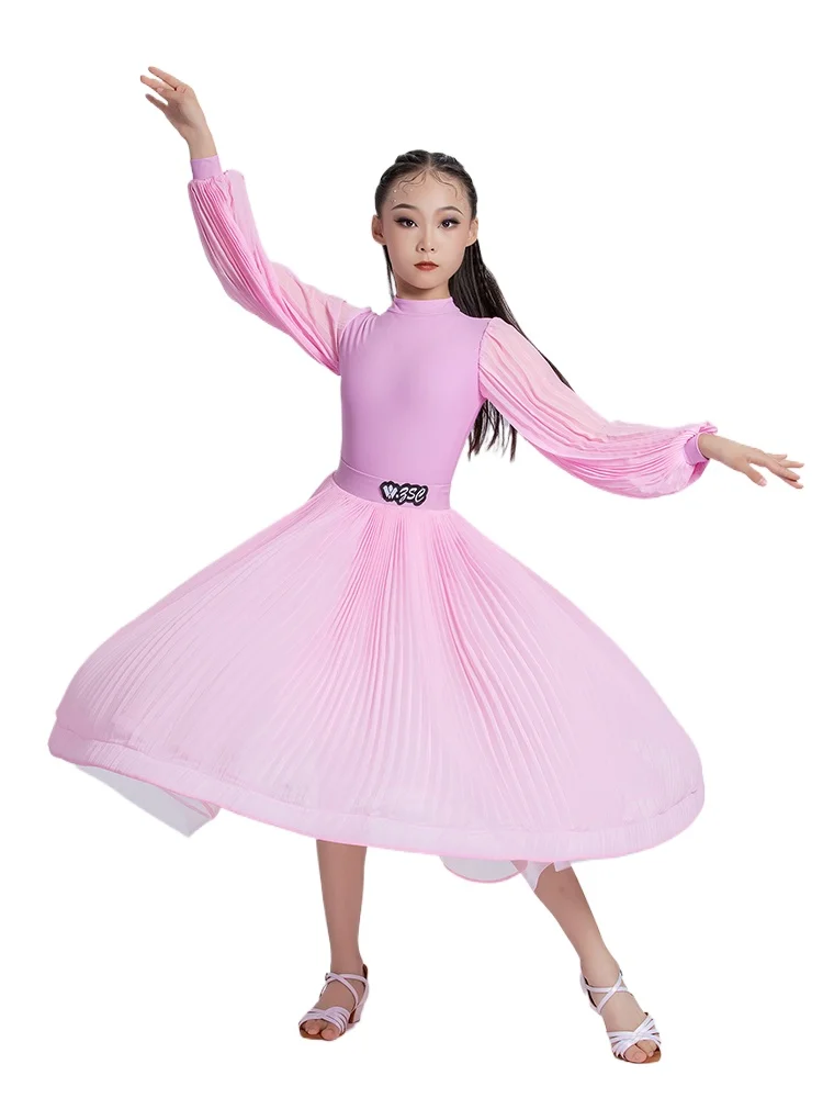 2025 New Modern Dance Skirt Suit Competition Performance Art Test Dress Gb Dance Suit Children's Waltz Ballroom Dance Dress
2025 New Modern Dance Skirt Suit Competition Performance Art Test Dress Gb Dance Suit Children's Waltz Ballroom Dance Dress
